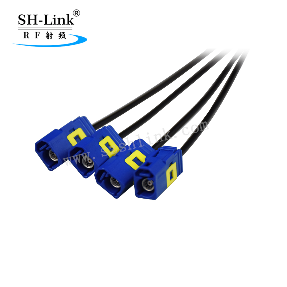 Monitor Video High Frequency Mini Fakra 4 in 1 Connector